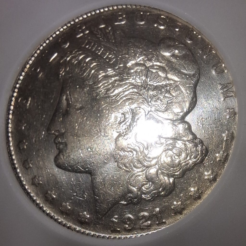 One Dollar 1921 Morgan S dos Estados Unidos da America (USA) – História, características, variantes e valor numismático