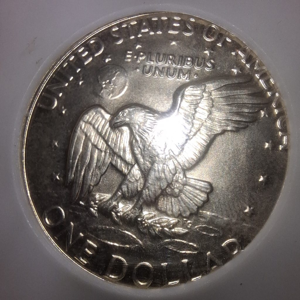 One Dollar 1974 Eisenhower S dos Estados Unidos da America (USA) – História, características, variantes e valor numismático