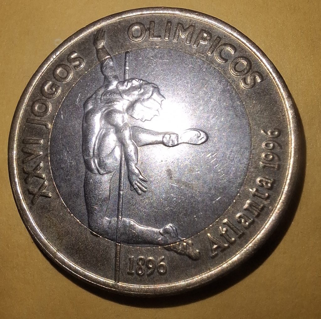 200 Escudos de 1996 de Portugal do tema Jogos Olímpicos