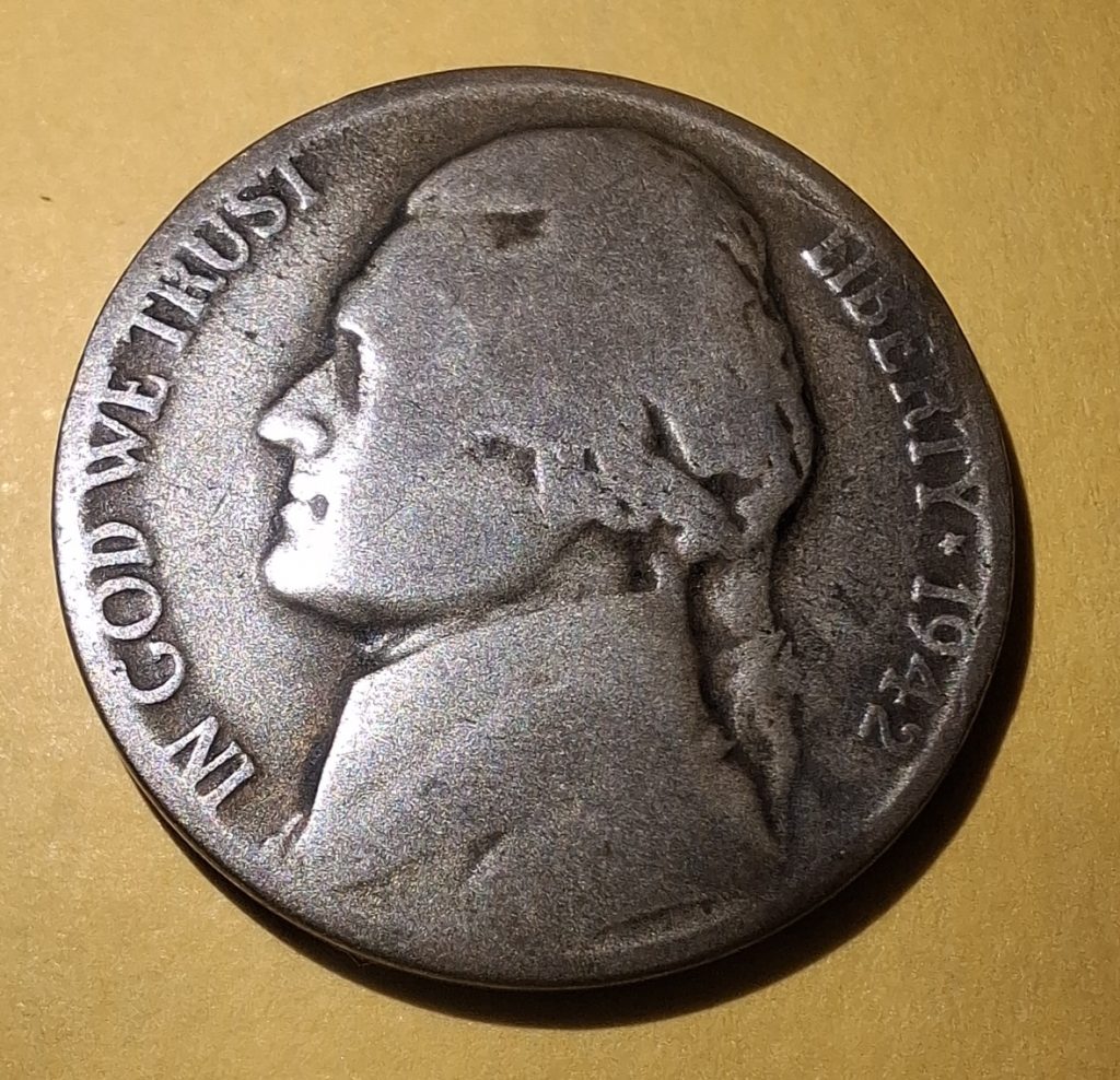 5 cents 1942 Usa
