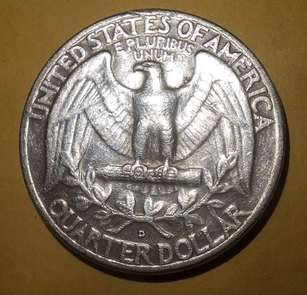 Quarter Dollar 1959 D Silver
