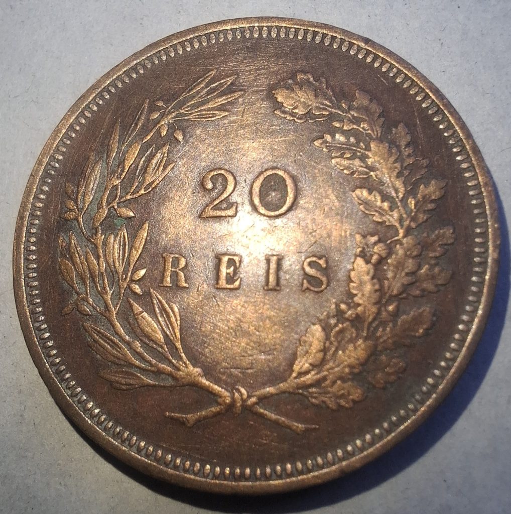 20 Réis 1892 Portugal