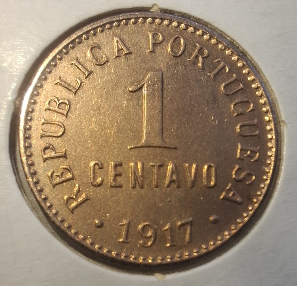 1 centavo 1917 Portugal