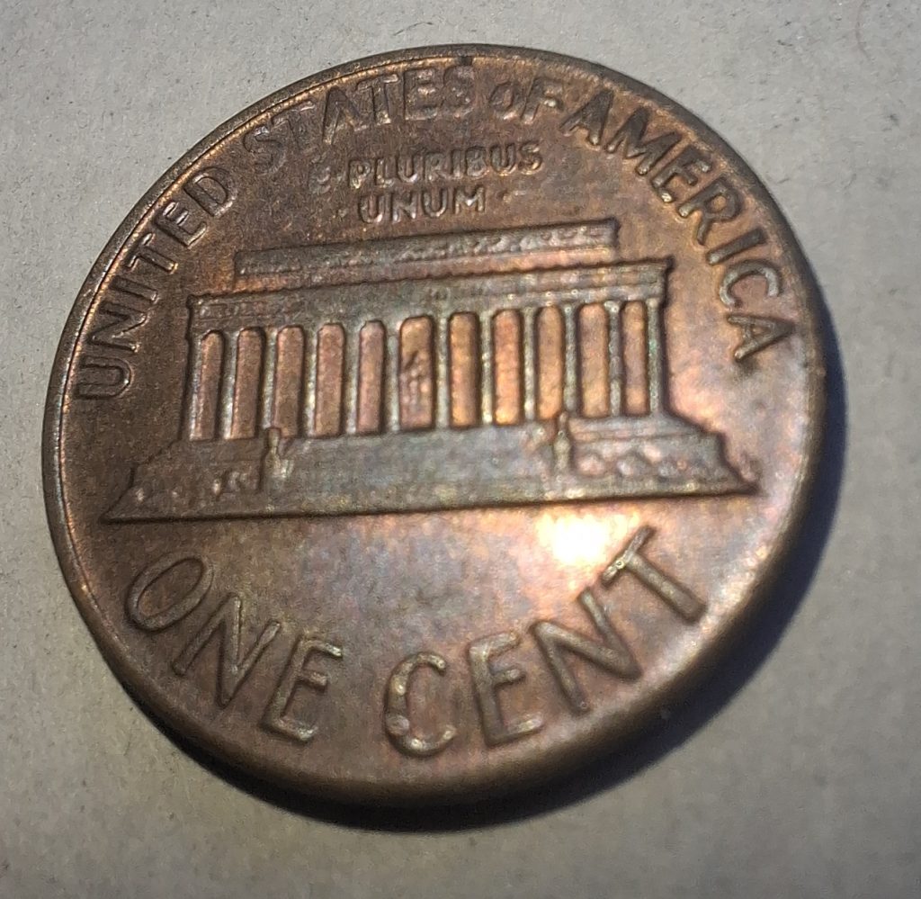one cent 1969 floating roof
