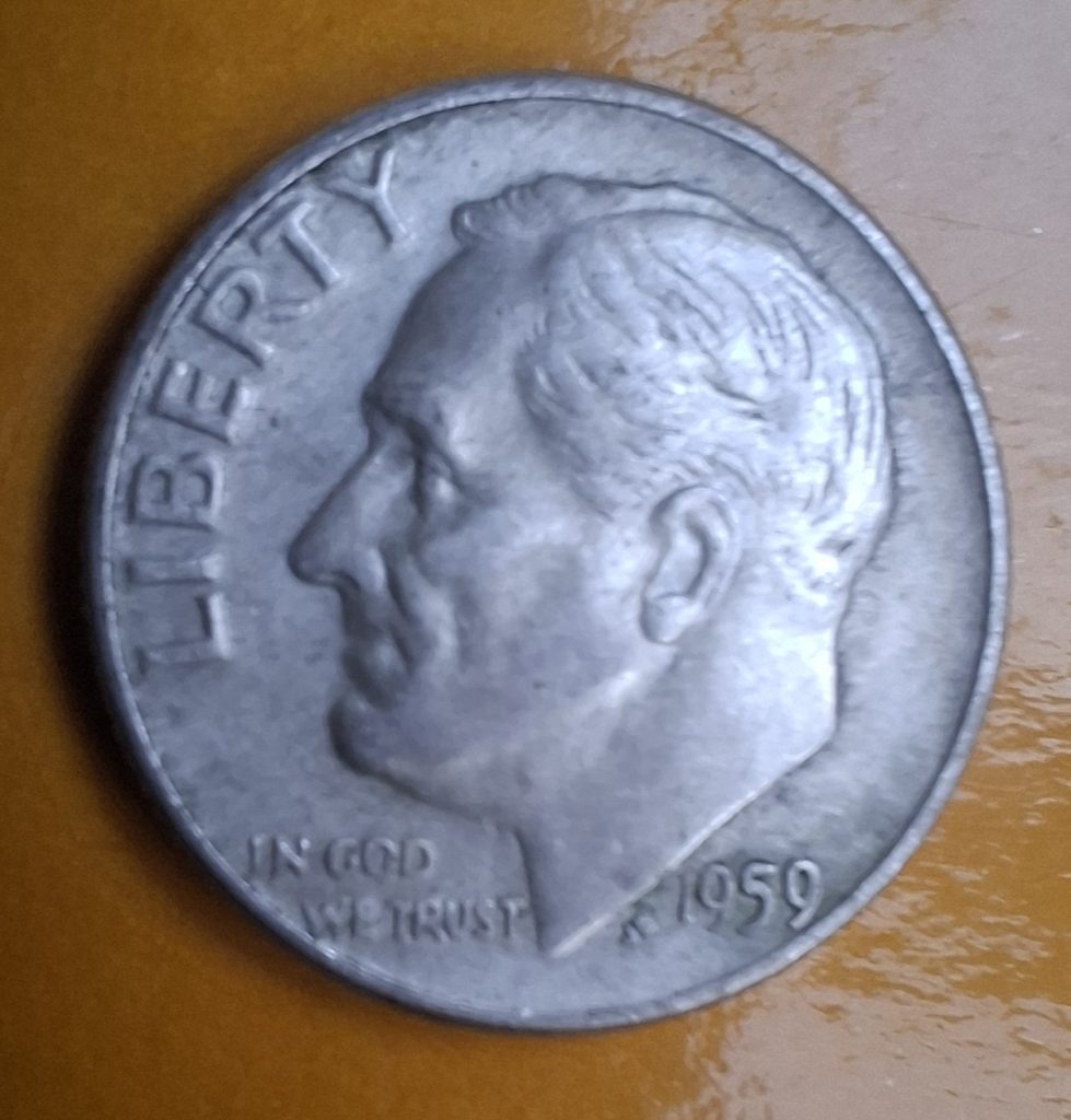 One Dime 1950 prata Estados Unidos da América