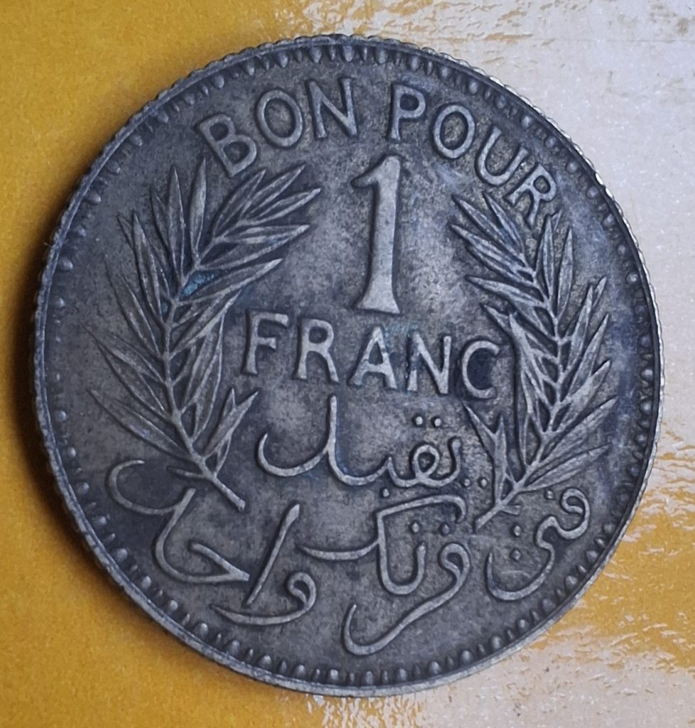 1 Franco 1941 da Tunísia