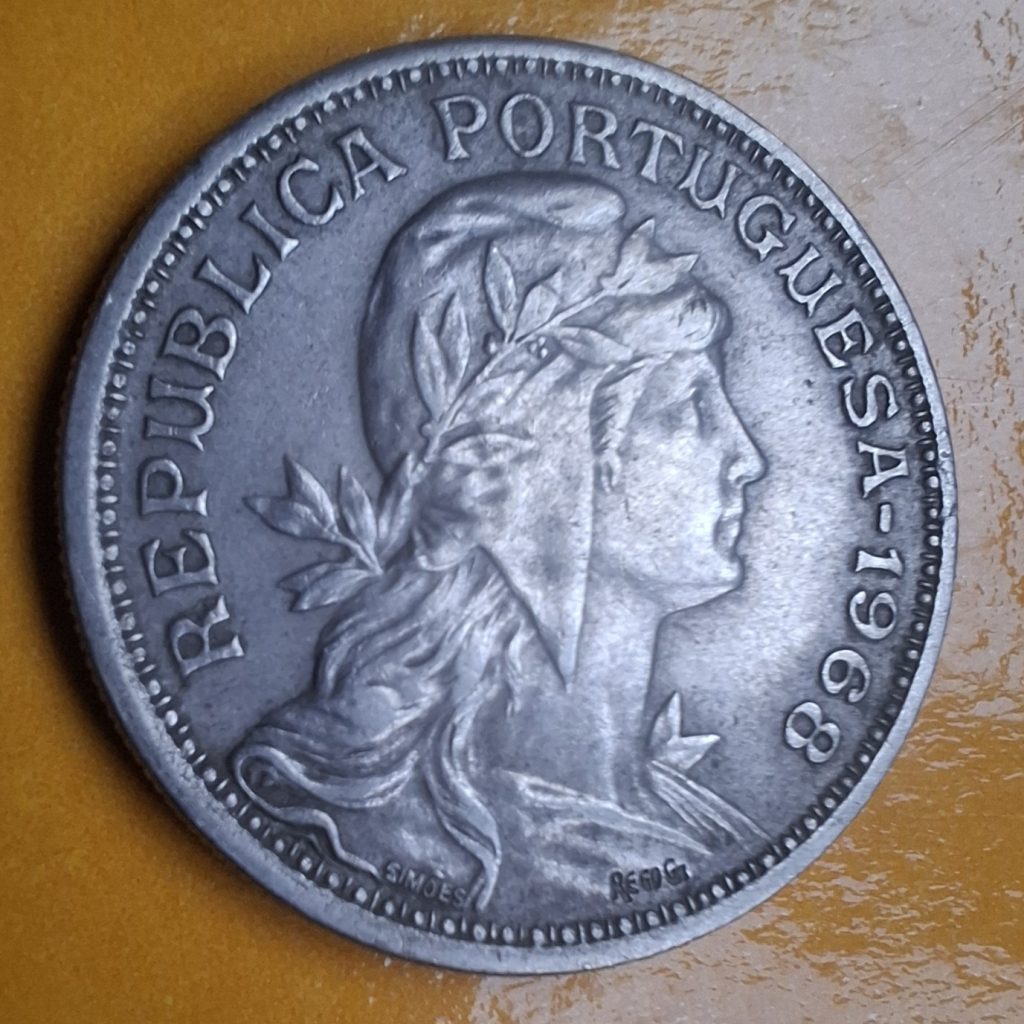 50 centavos 1968 da Portugal