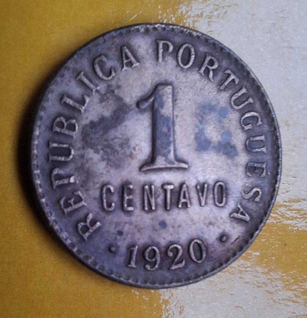 1 centavo de 1920 de Portugal