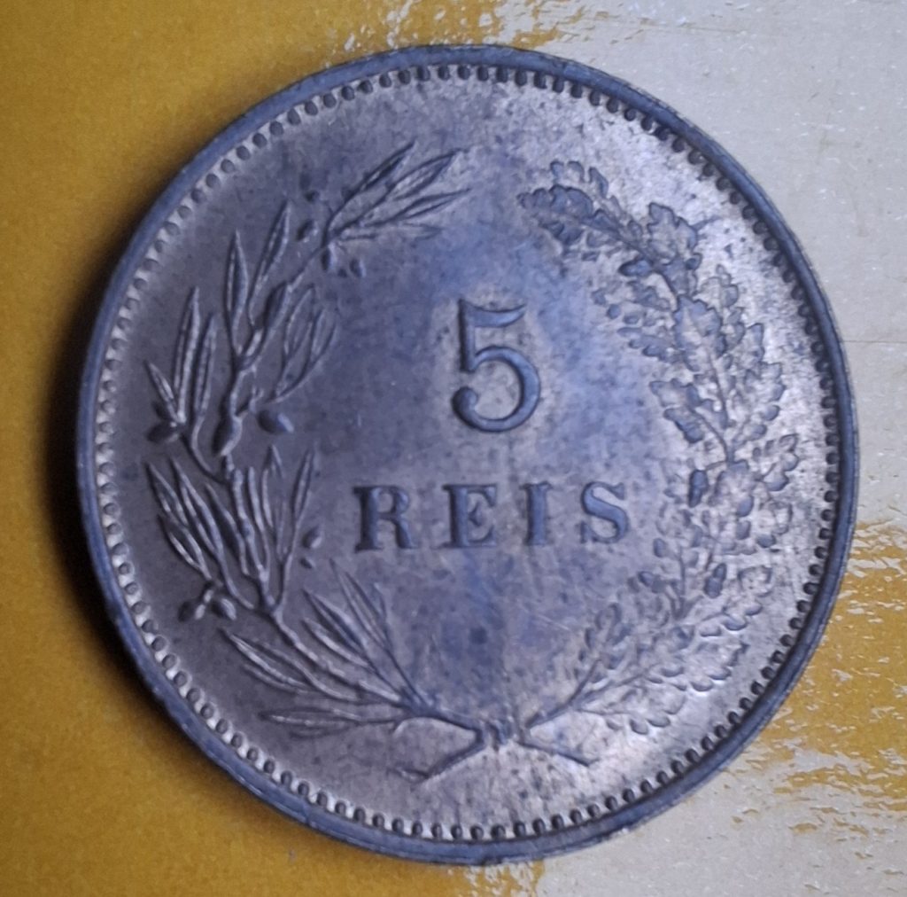 5 Réis 1910 de Portugal