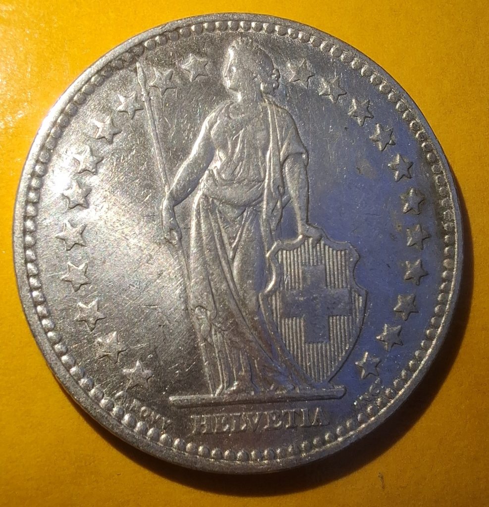 2 Francos 1940 da Suiça
