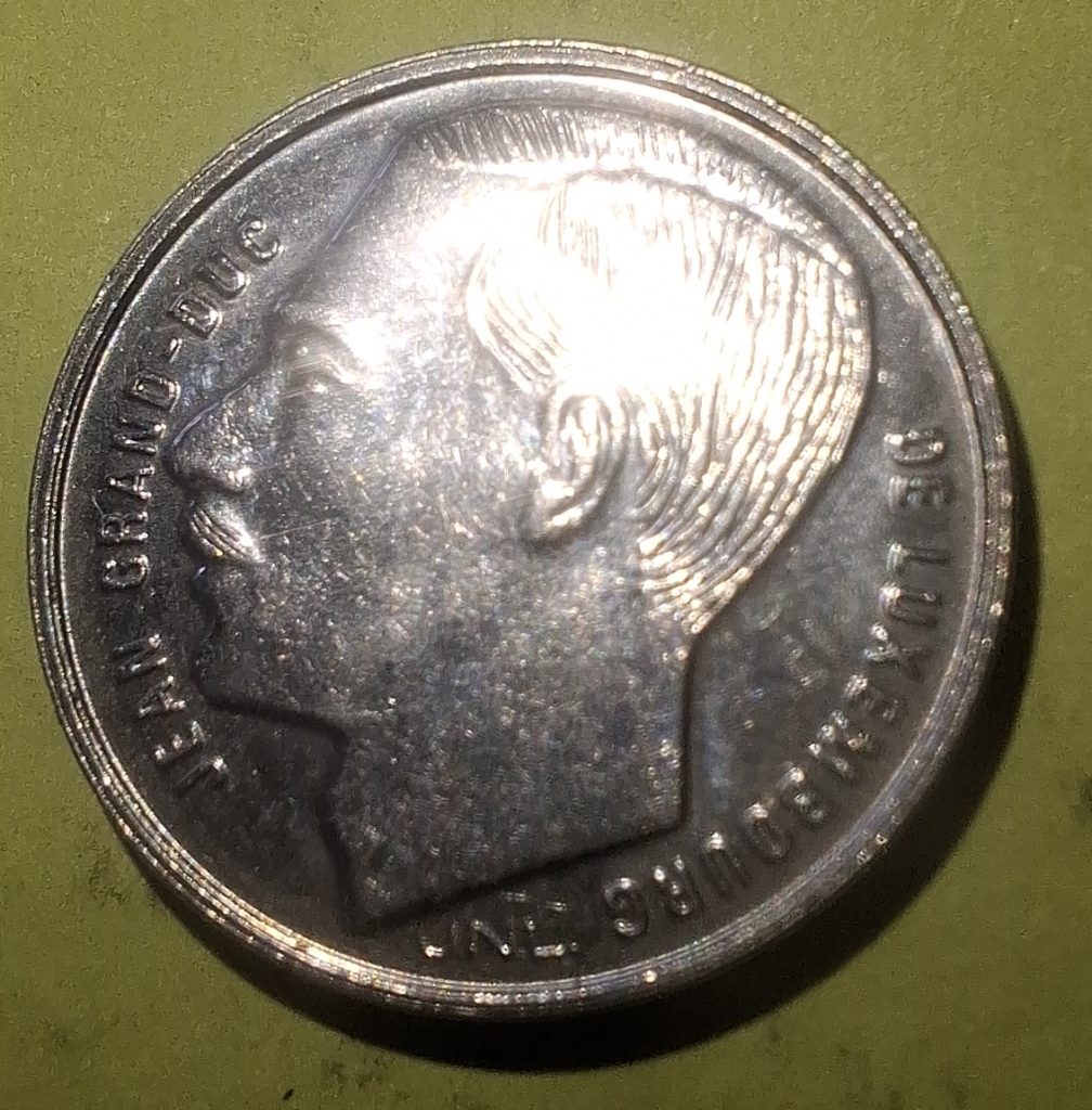 1 Franco 1990 do Luxemburgo