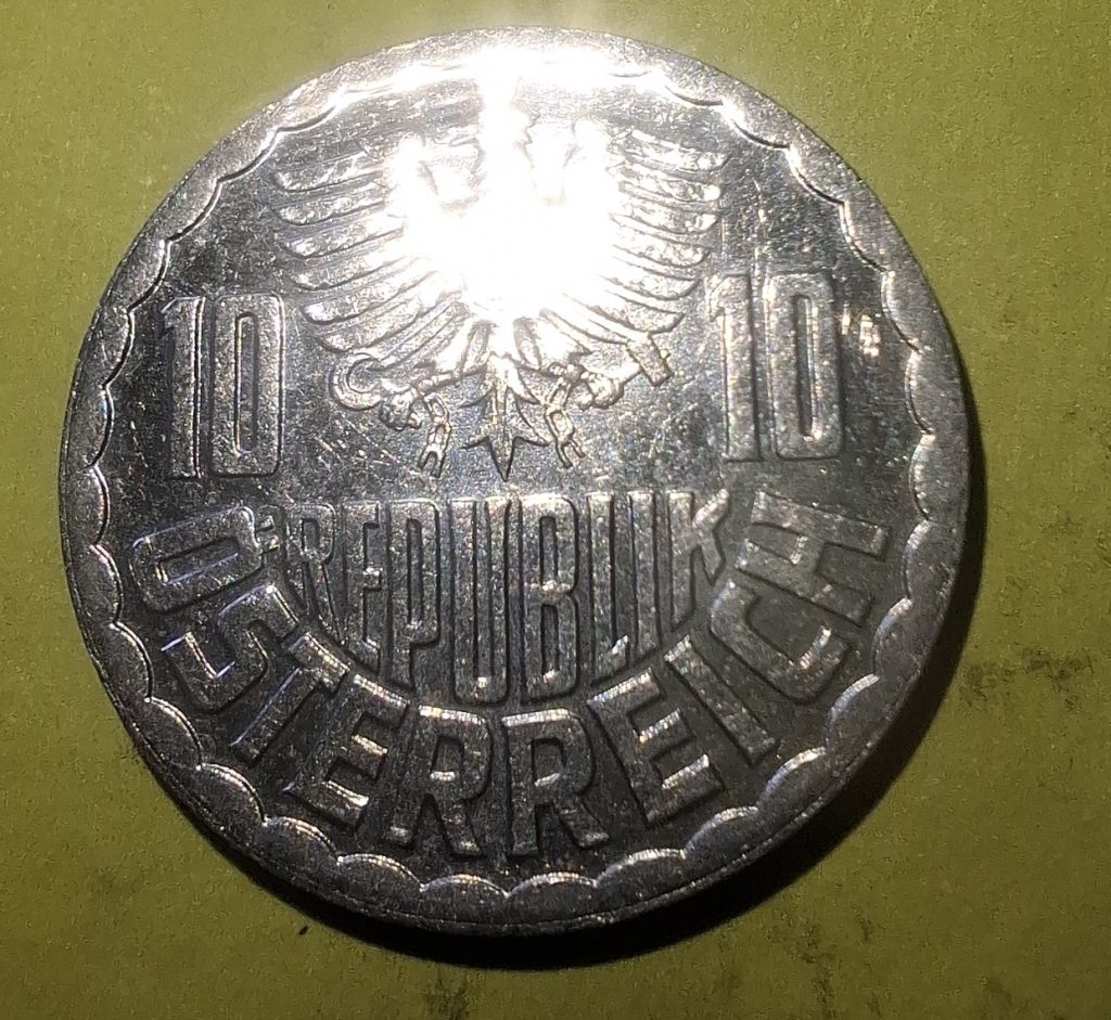 10 Groschen 1989 da Áustria