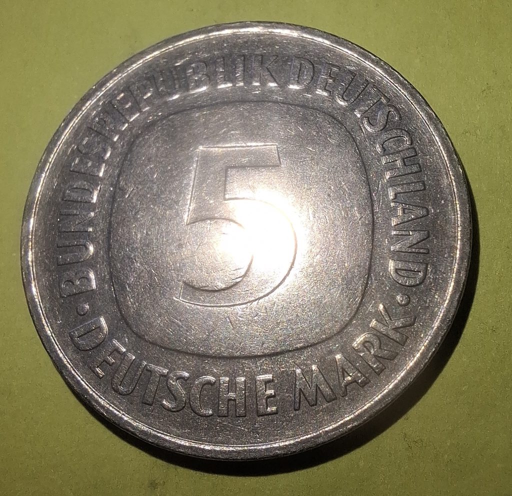 5 Mark 1975 da Alemanha Federal