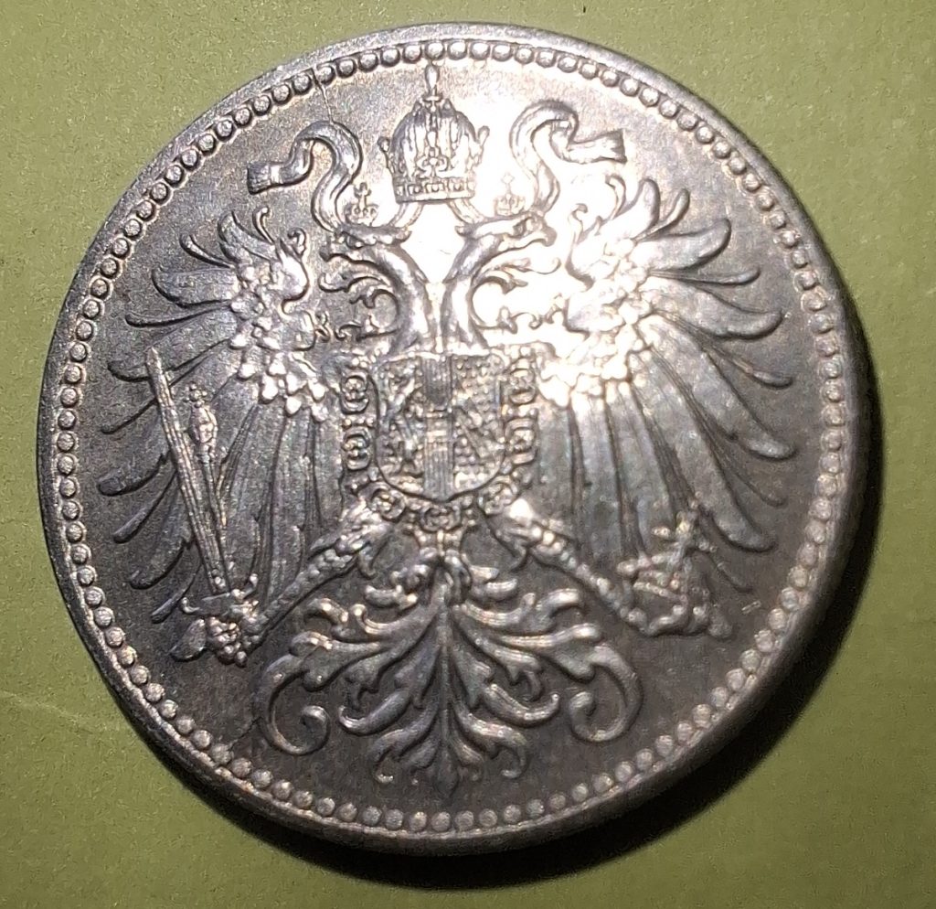 10 Heller de 1915 da Áustria