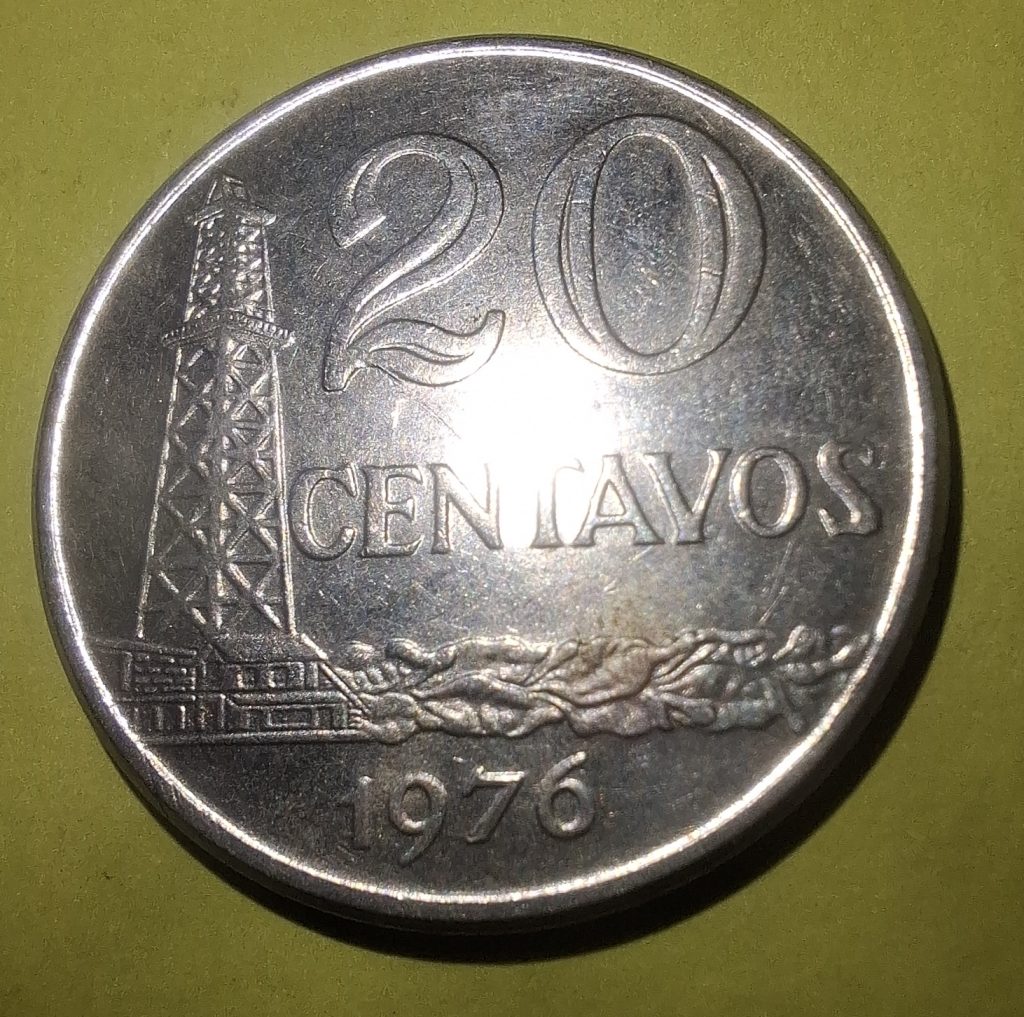 20 Centavos de 1976 do Brasil