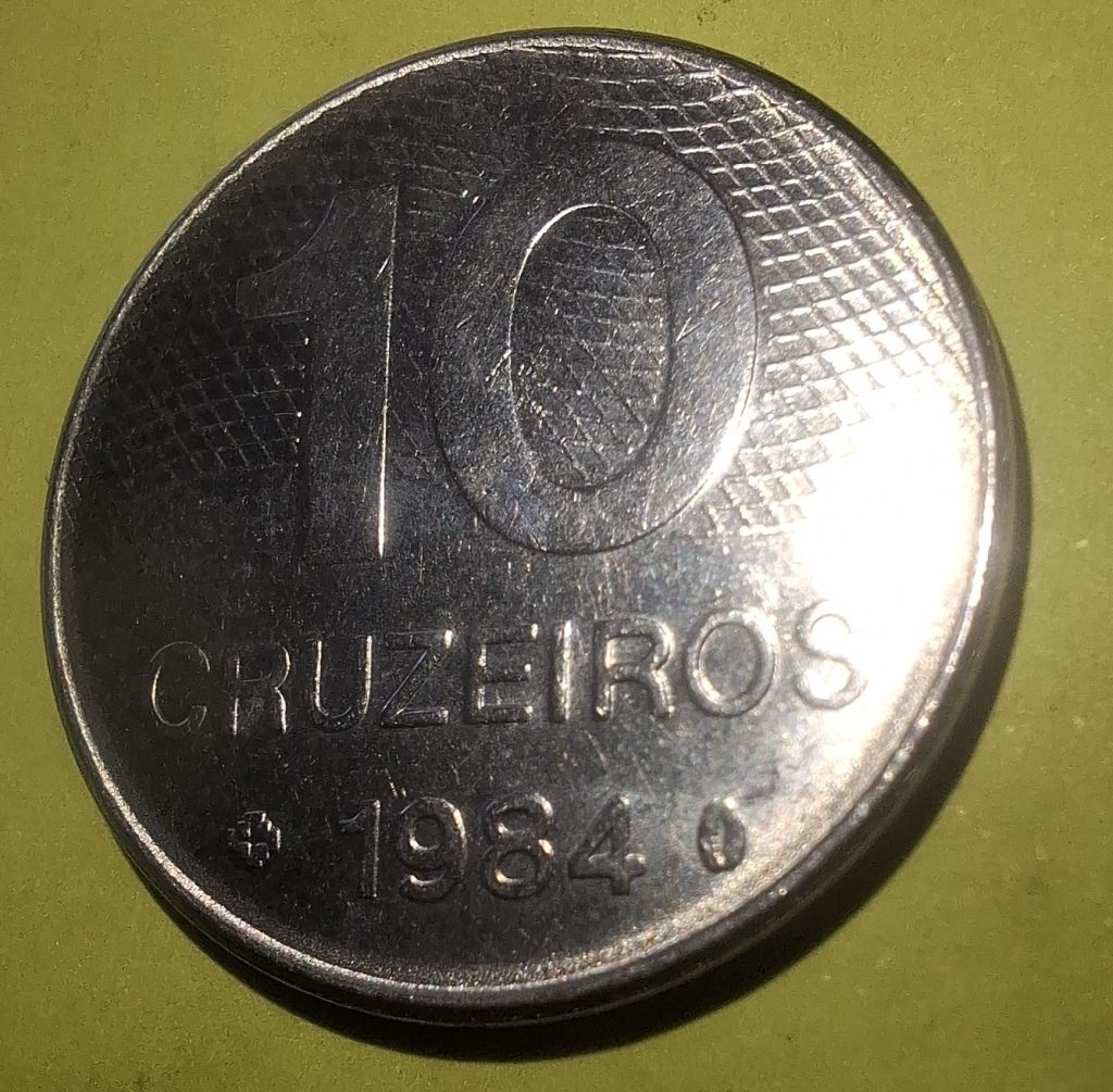 10 Cruzeiros de 1984 do Brasil