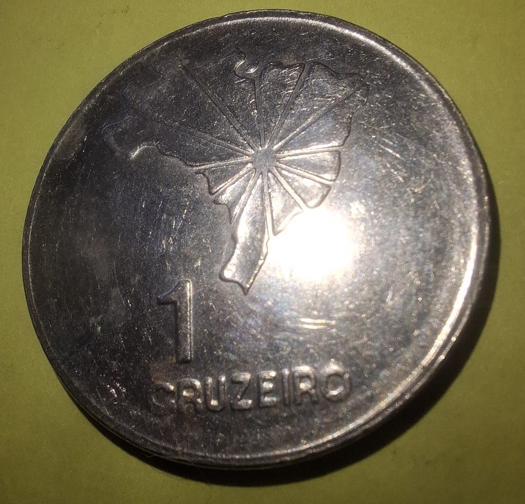 1 Cruzeiro de 1972 do Brasil Sesquicentenário da Independência