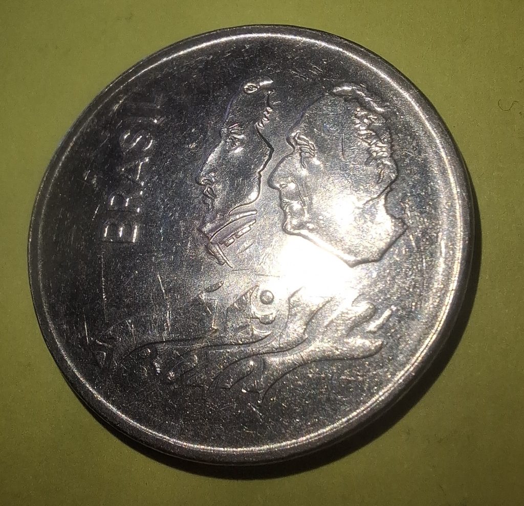 1 Cruzeiro de 1972 do Brasil Sesquicentenário da Independência