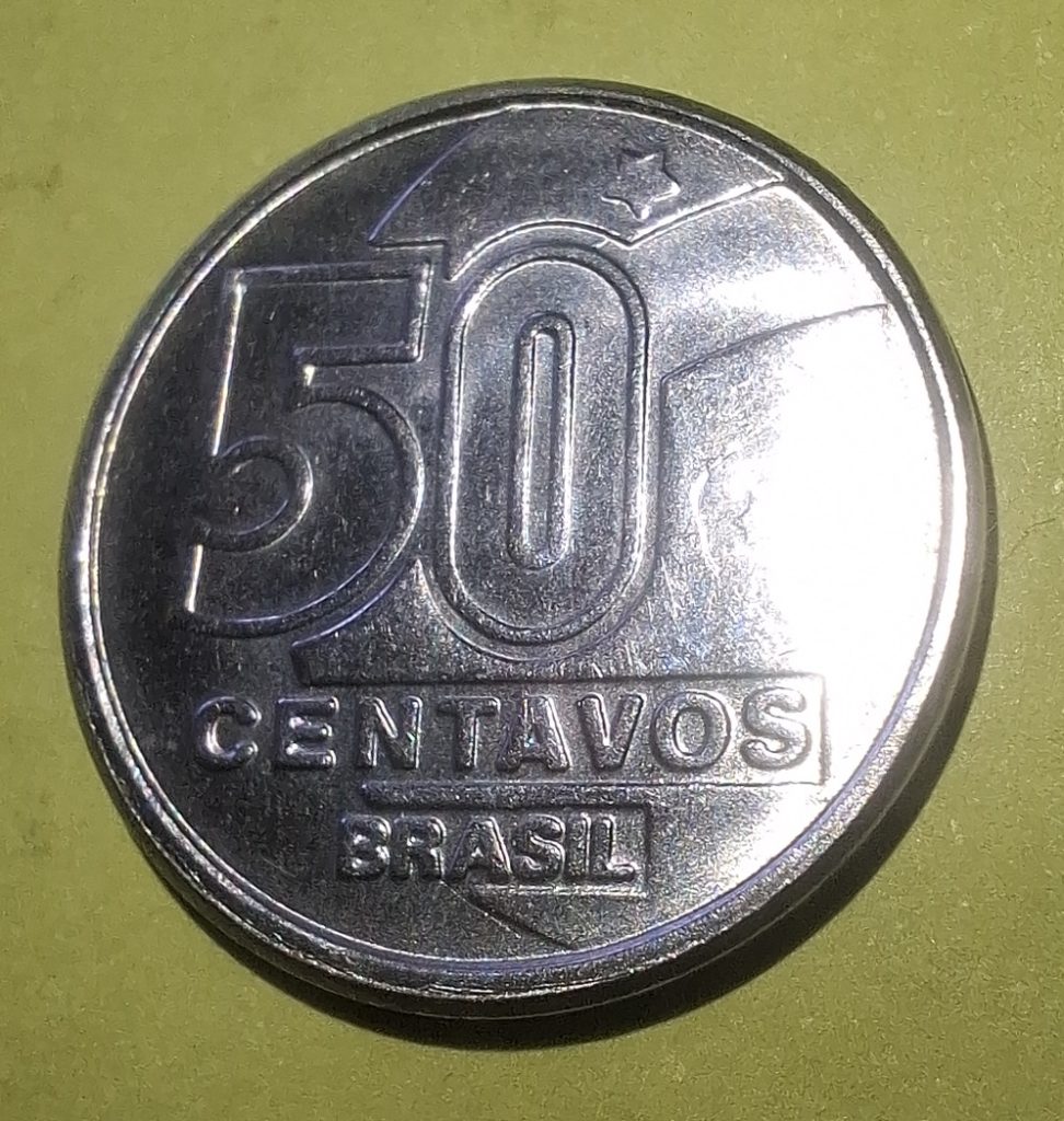 50 Centavos de 1989 do Brasil