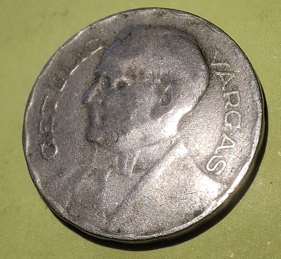 200 Réis 1940 do Brasil Getúlio Vargas