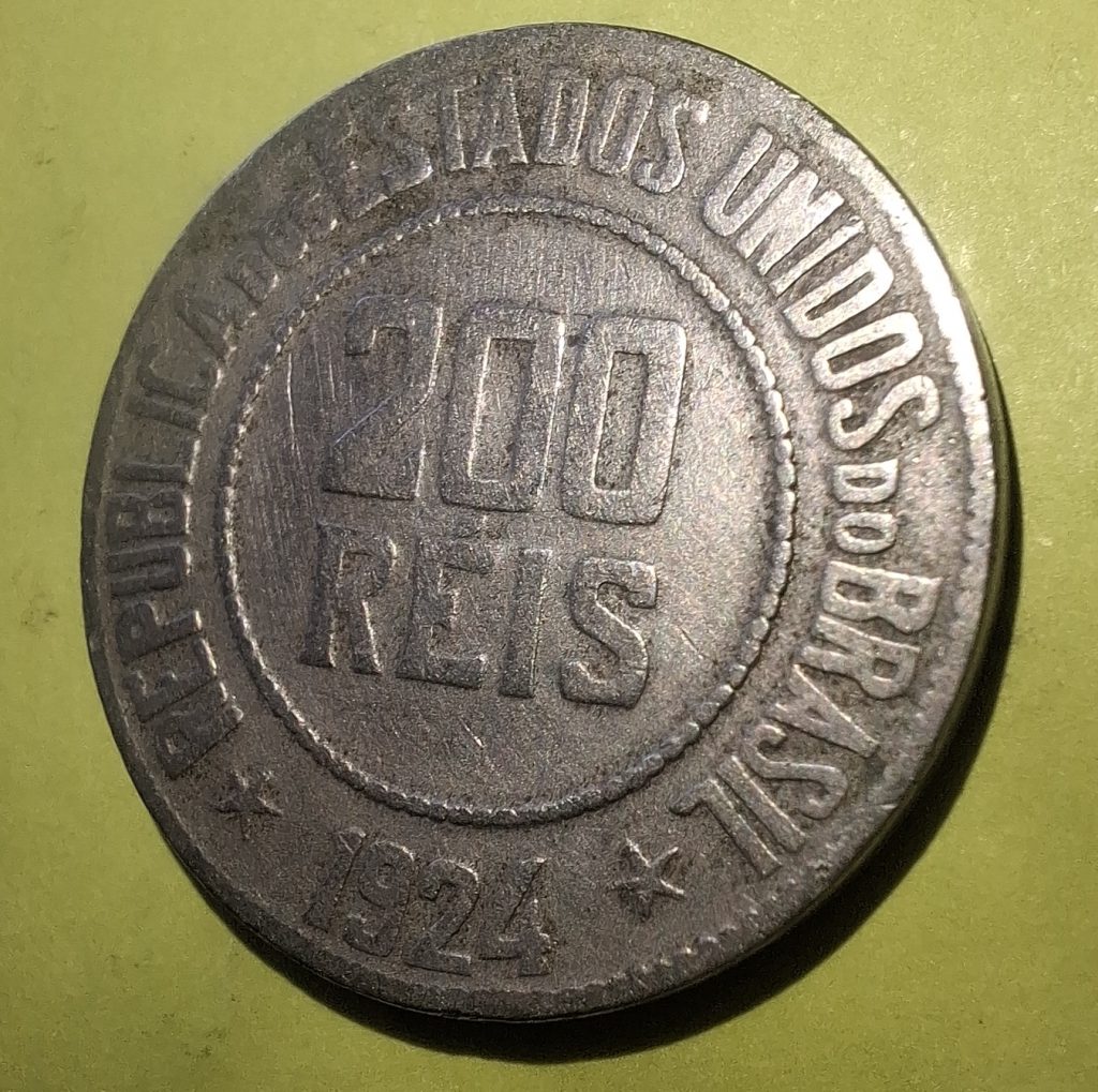 200 Réis 1924 do Brasil