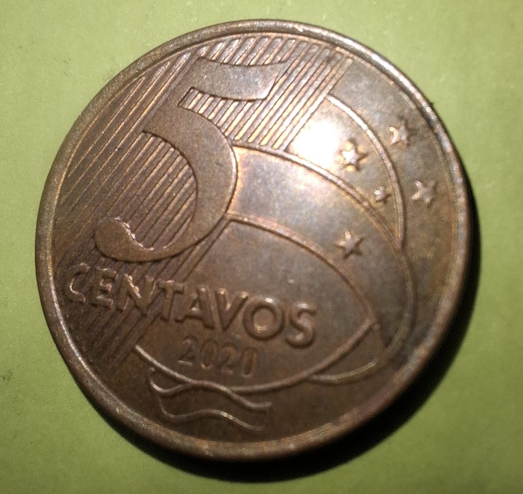 5 centavos 2020 do Brasil - História, detalhes e valor