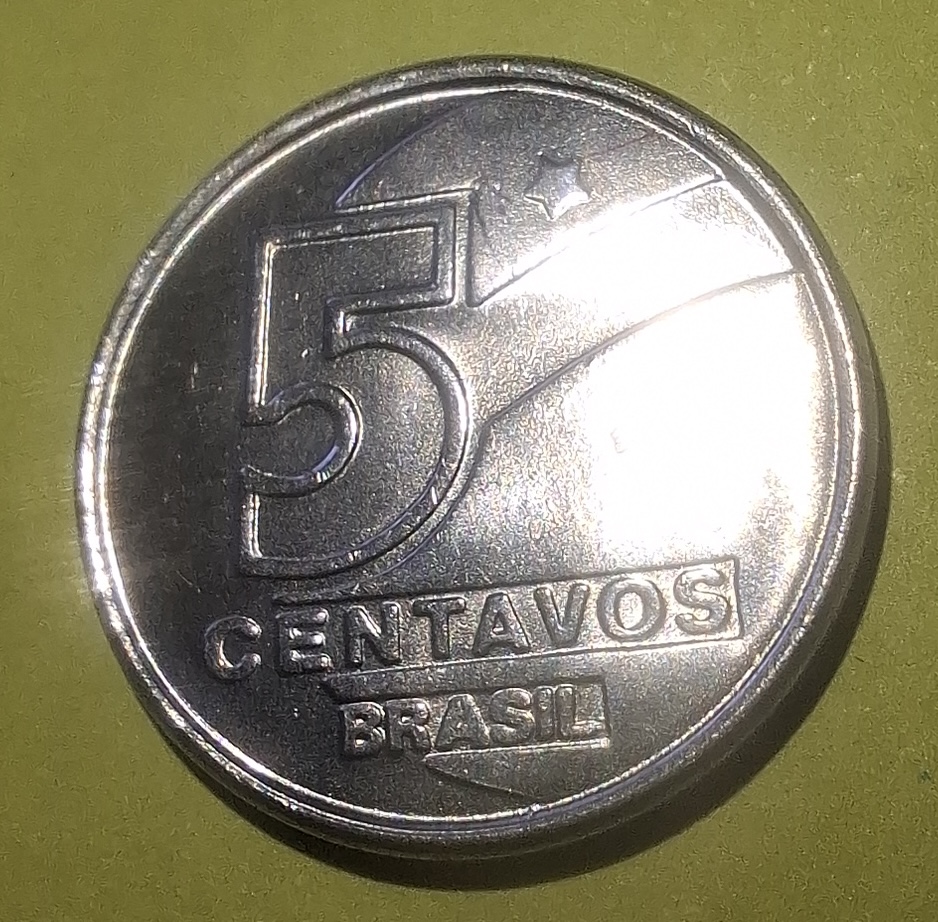 5 Centavos de 1989 do Brasil