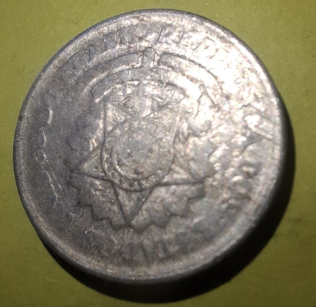50 Centavos Coin 1957 from Brazil