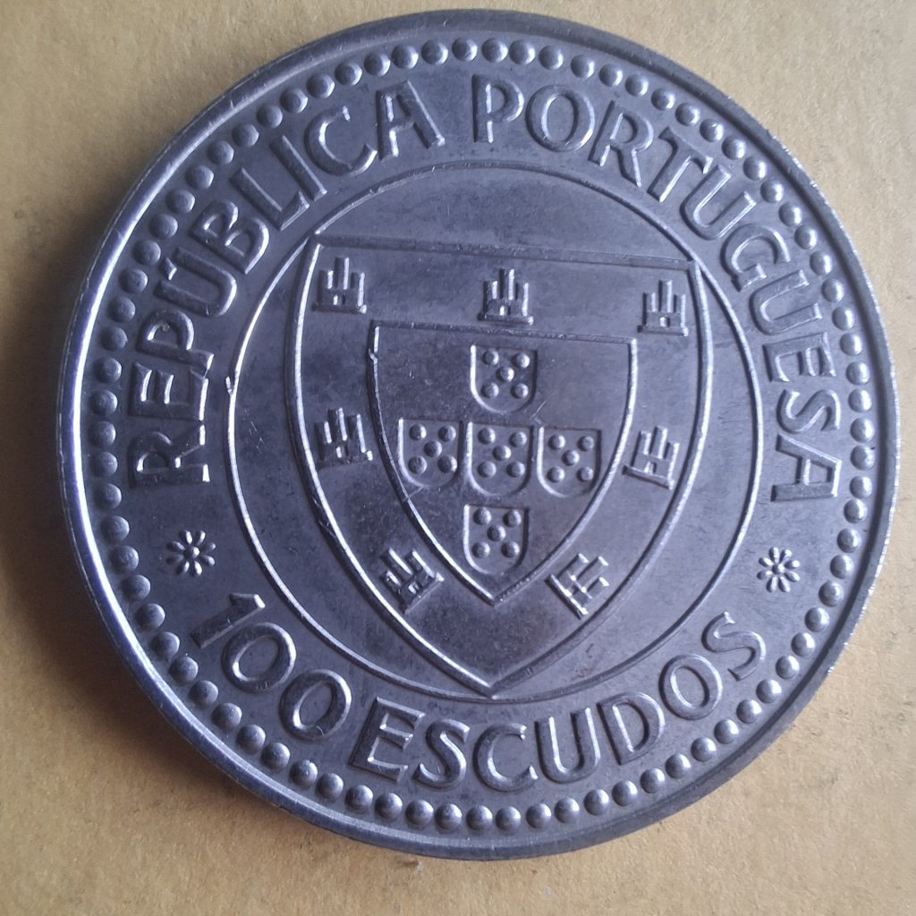 100 Escudos Gil Eanes Cabo Bojador 1987 de Portugal