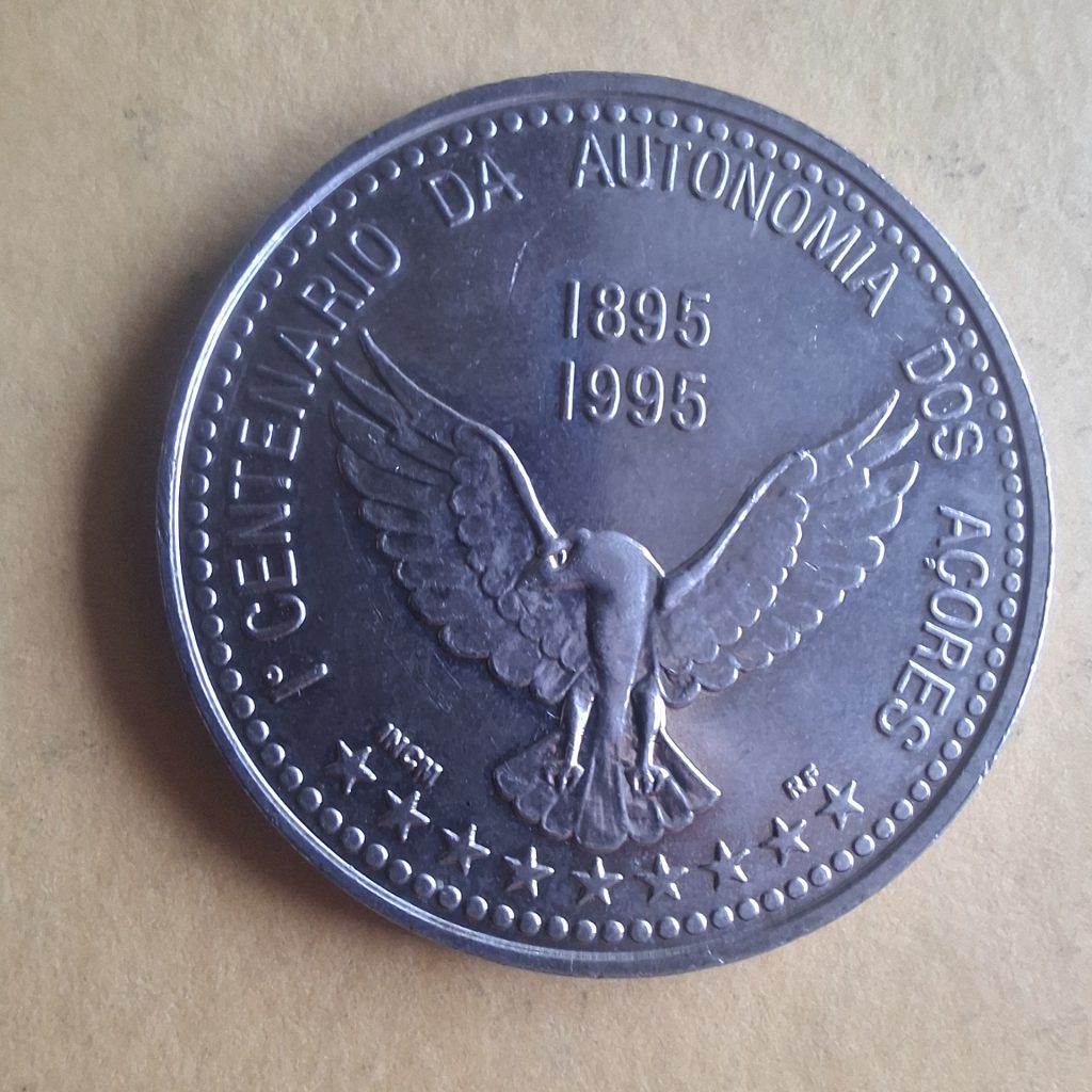 100 Escudos 1.º Centenário da Autonomia dos Açores 1995 de Portugal