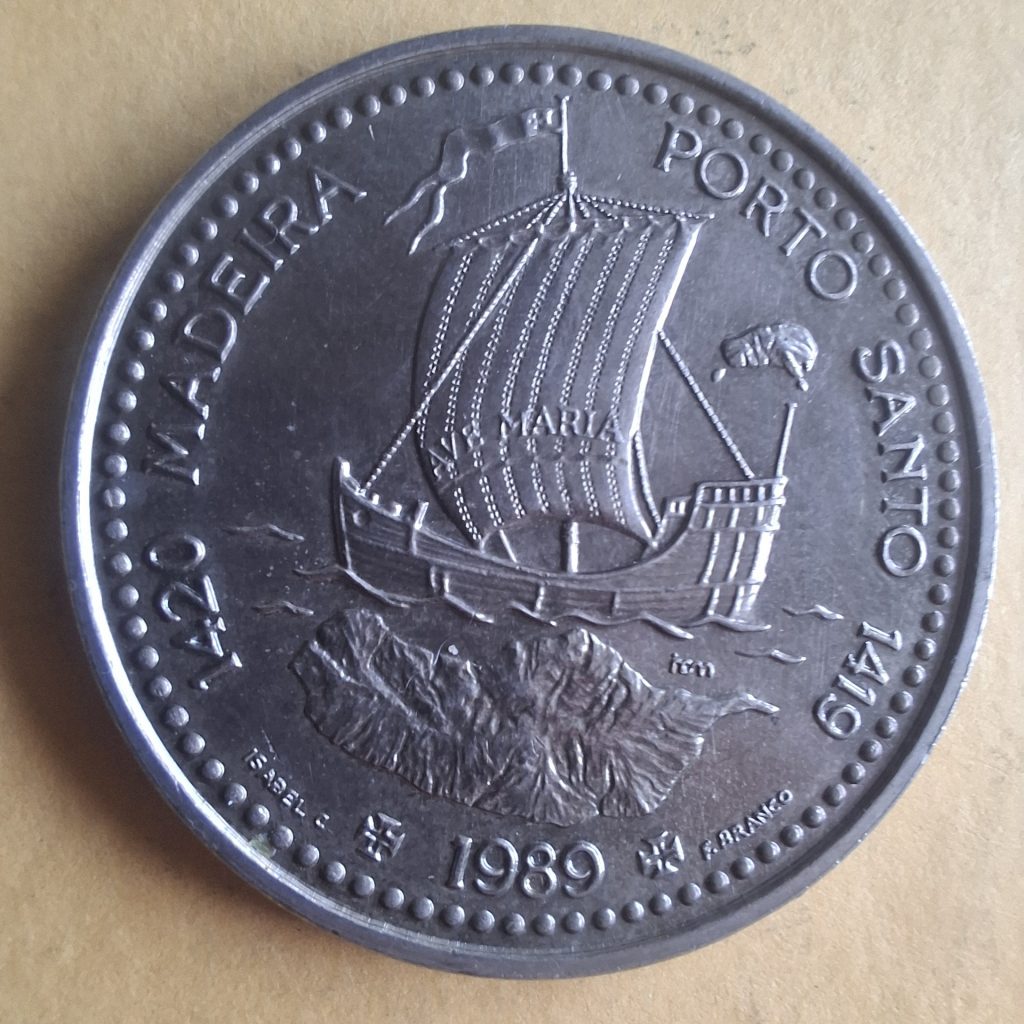 100 Escudos Madeira e Porto Santo 1989 de Portugal