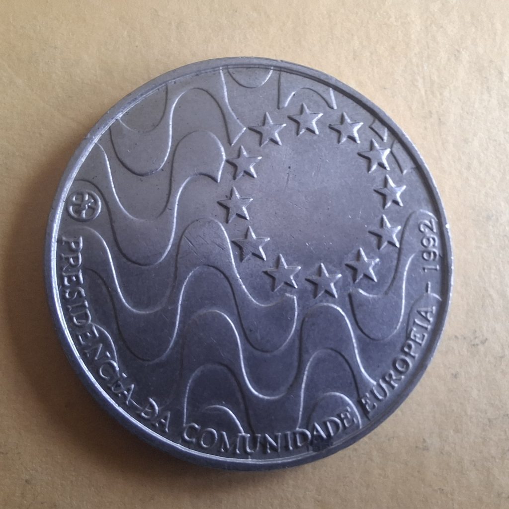 A moeda de 200 Escudos 1994 Presidência Portuguesa da Comunidade Europeia de Portugal – História, detalhes e valor