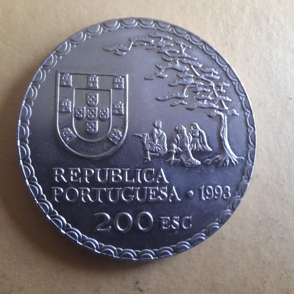 200 Escudos 1993 Arte Namban de Portugal
