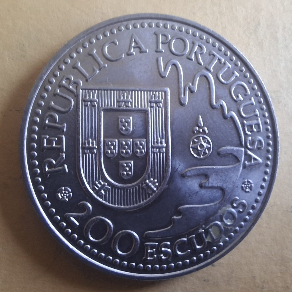 200 Escudos 1993 Tanegashima de Portugal