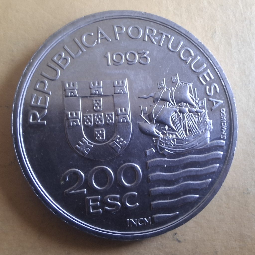 200 Escudos 1993 Enviados Daimios Kiushu de Portugal