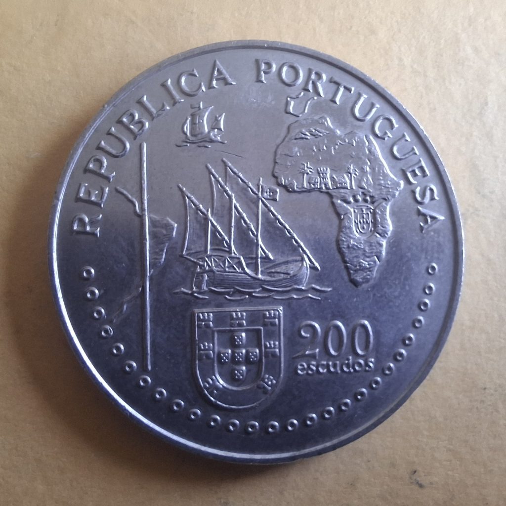 200 Escudos 1994 Tratado de Tordesilhas de Portugal