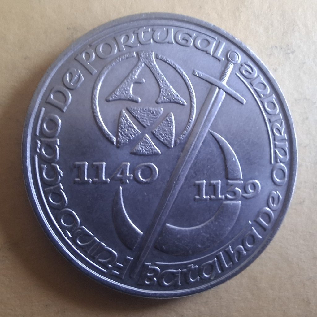 250 Escudos 1989 Batalha de Ourique de Portugal