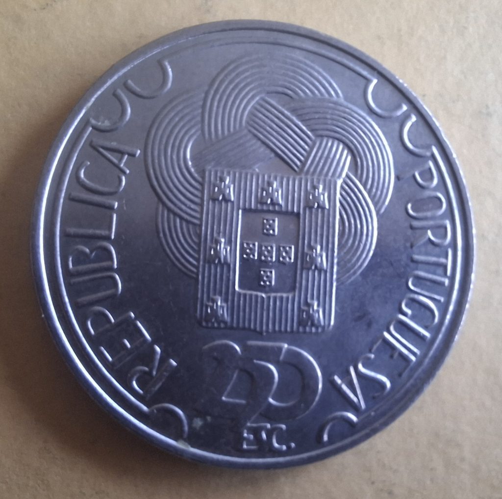 250 Escudos 1988 de Portugal Jogos Olímpicos de Seul
