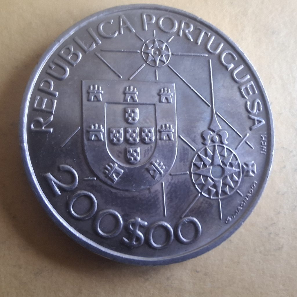 200 Escudos 1992 Novo mundo América de Portugal