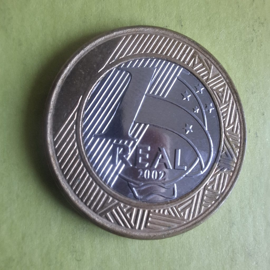 1 Real 2002 do Brasil