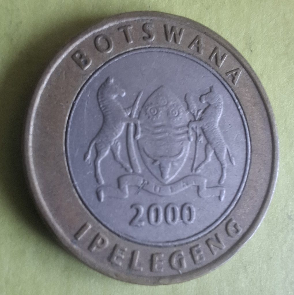 5 Pula de 2000 do Botswana