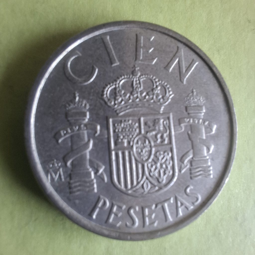 100 Pesetas de Espanha de 1982