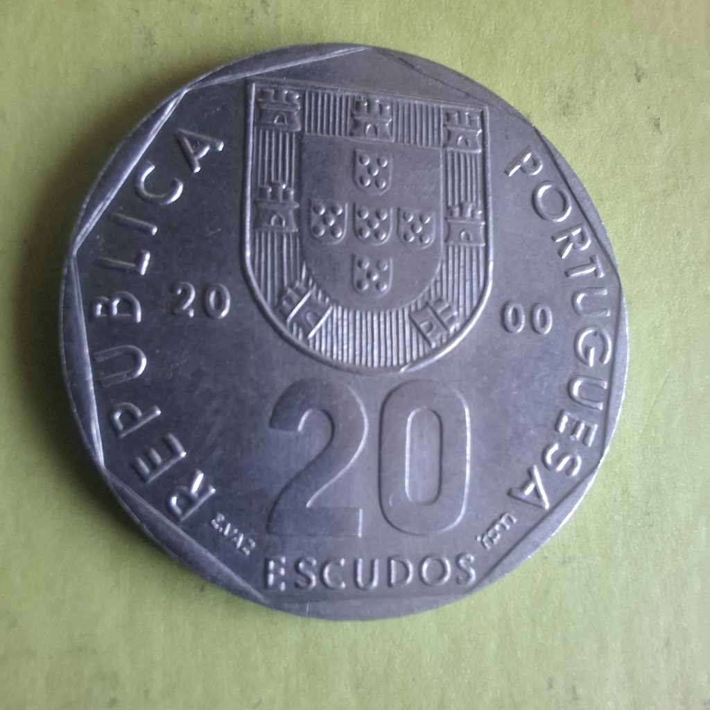 20 Escudos 2000 de Portugal
