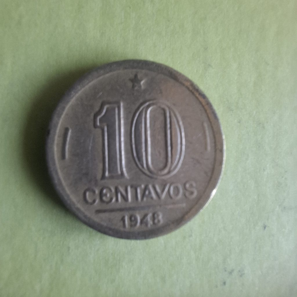 10 Centavos 1948 José Bonifácio do Brasil