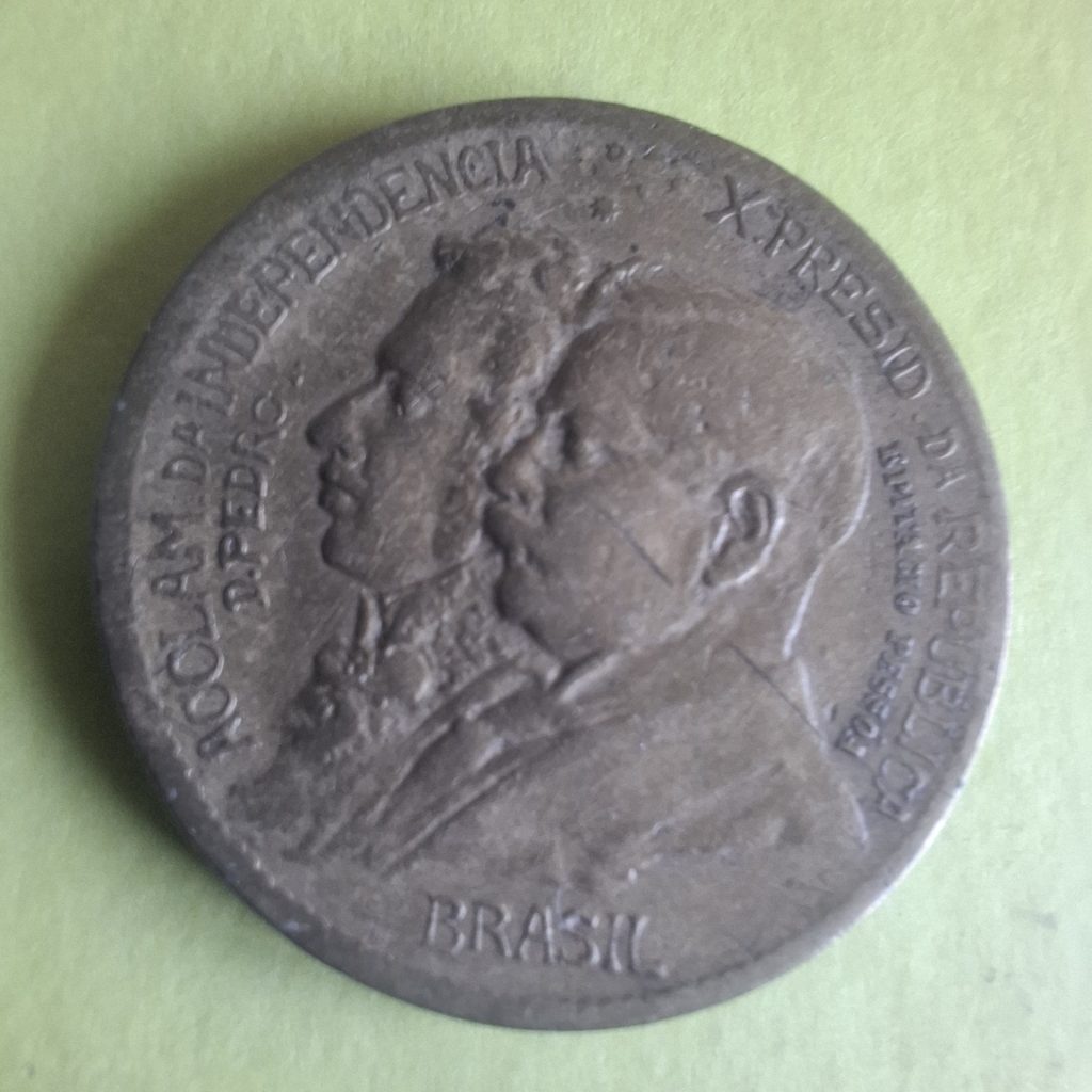 1000 Réis 1922 Centenário da Independência do Brasil