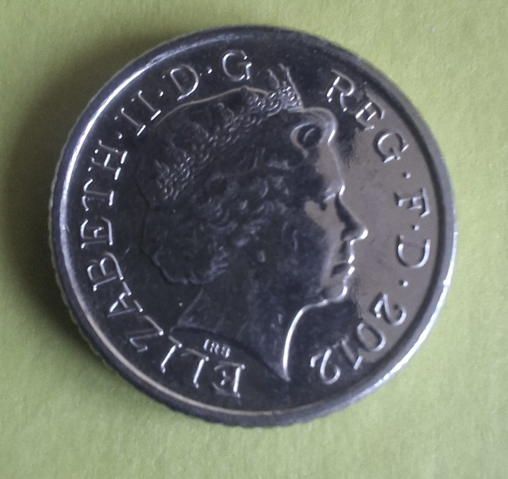 5 Pence de 2012 do Reino Unido