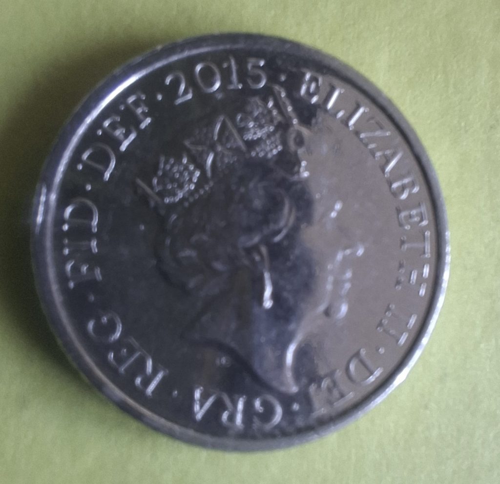 5 Pence de 2015 do Reino Unido