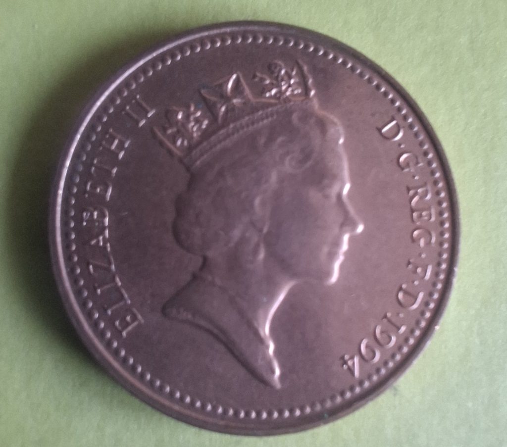 One Penny 1994 do Reino Unido