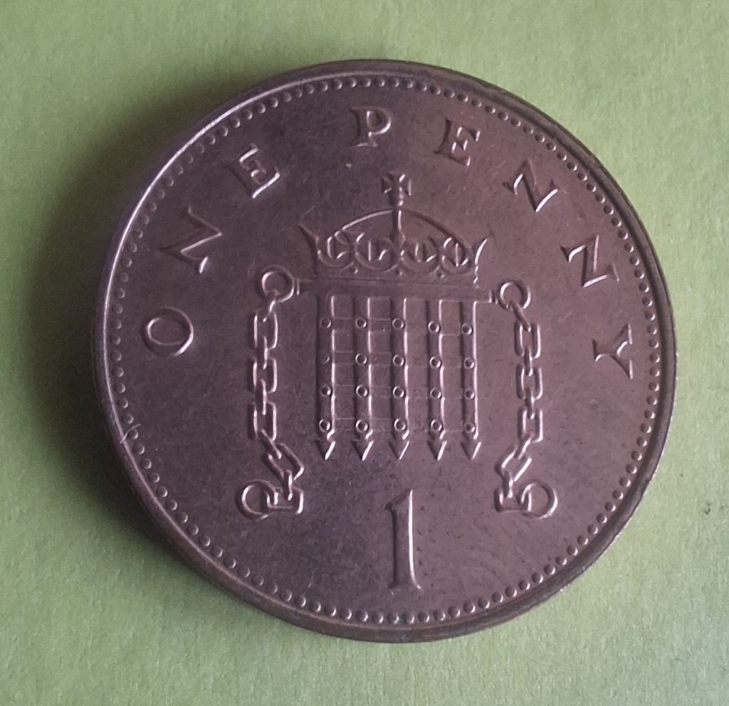One Penny 1994 do Reino Unido