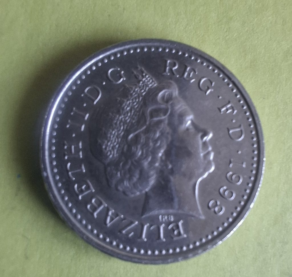 5 Pence de 1998 do Reino Unido